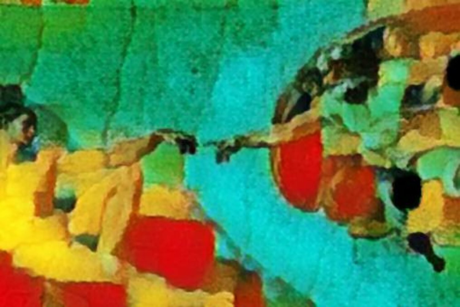 The Creation of Adam. The Creation of Adam painting by Italian artist Michelangelo.